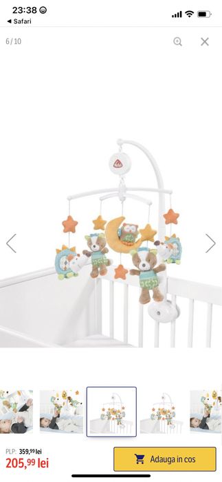 Carusel muzical mobil - Prietenii somnorosi