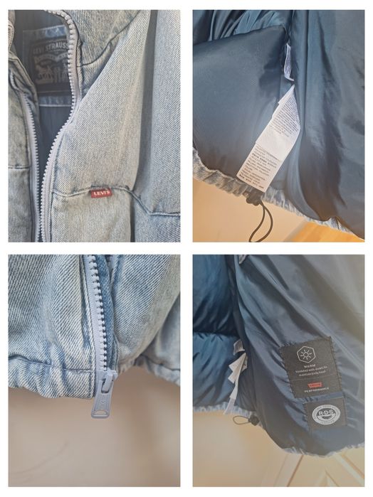 Levi's унисекс дънково яке с гъши пух