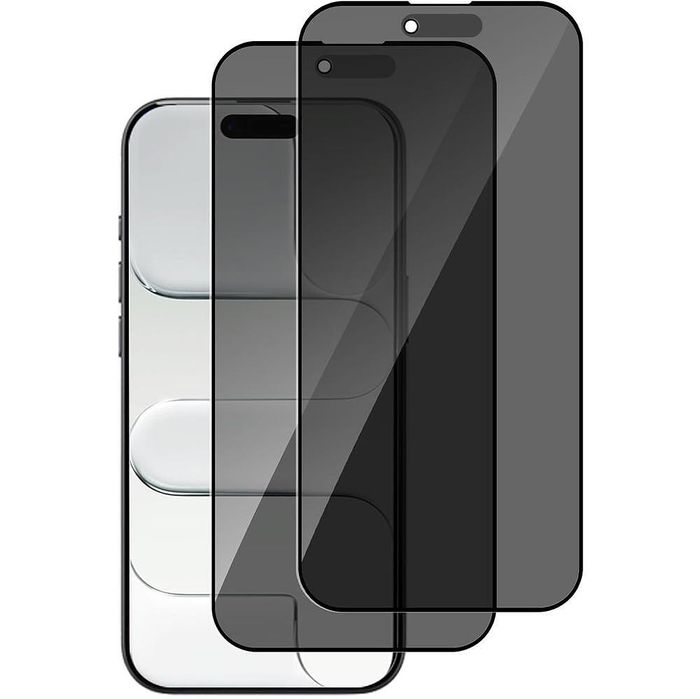Privacy 5d стъклен протектор за apple iphone 17 air - anti spy - tempe