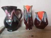Set de 3 vase vintage  Franta  anii 50 -  FPP VALLAURIS