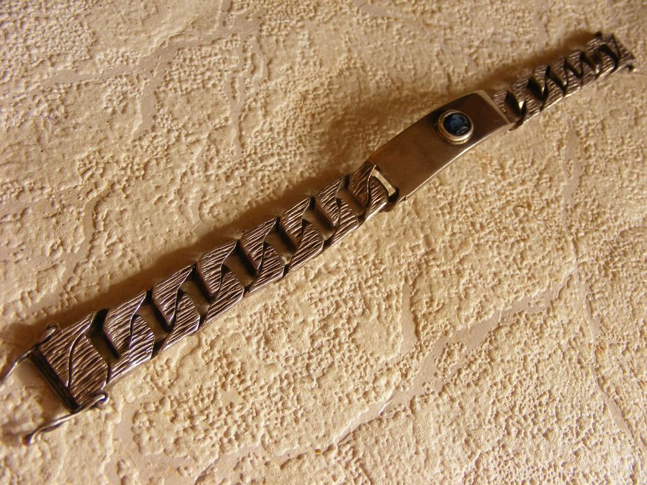 Уникална Масивна Сребърна Гривна