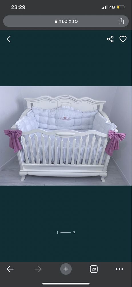 Lenjerie de patut de lux, SBaby pentru copii , Romina Furniture