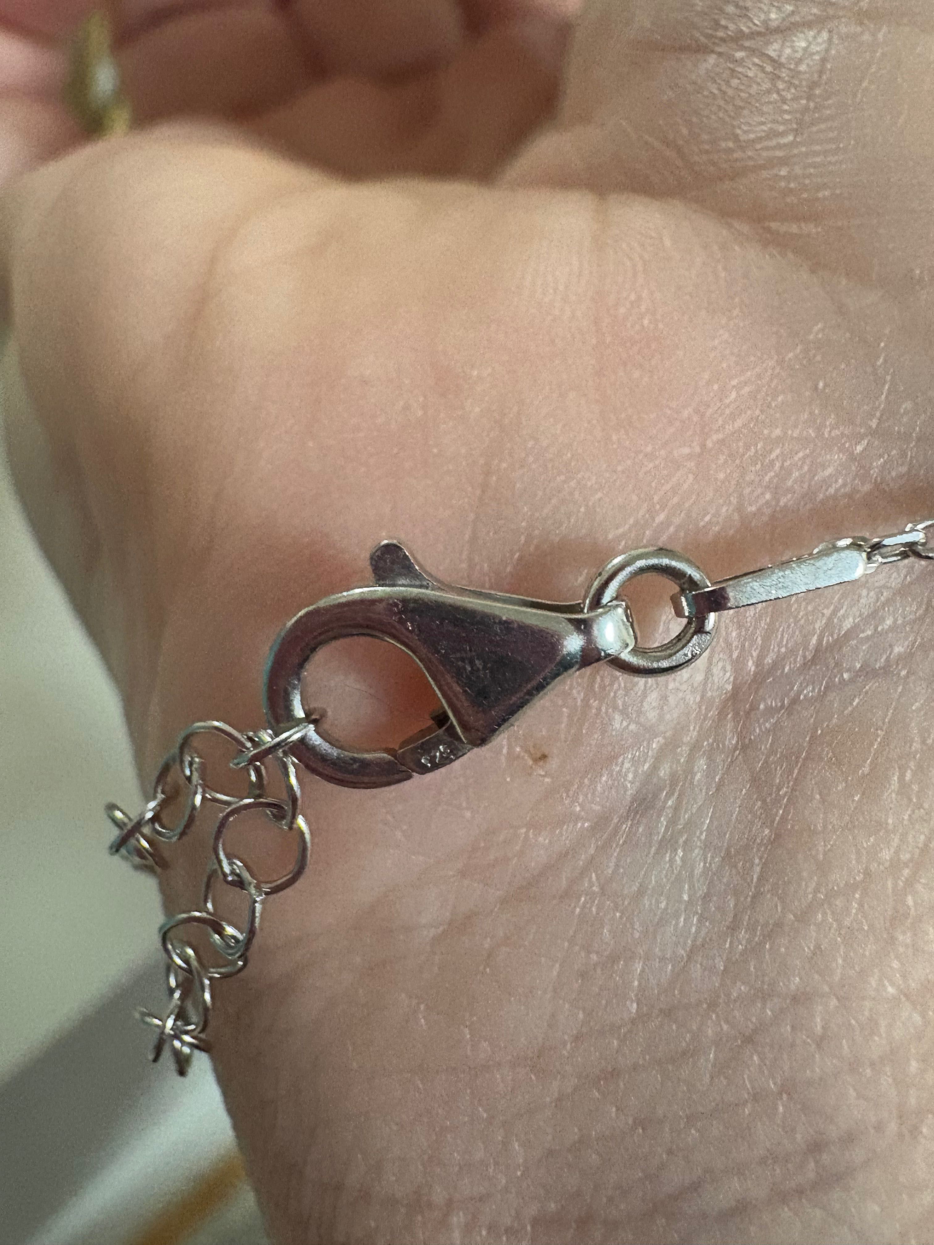 Гривна сребърна Van cleef