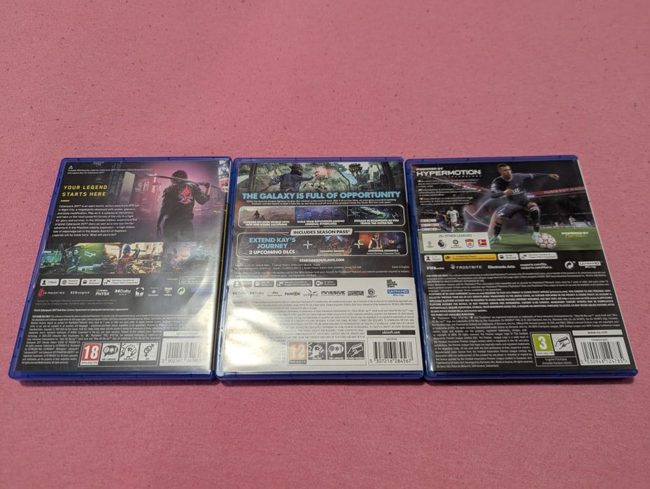 Star Wars Outlaws, Fifa 2022 PS5
