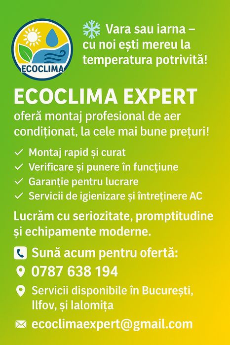 Montaj aer condiționat