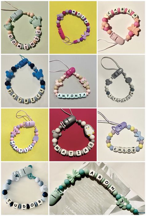 Lanț de suzetă personalizat din silicon