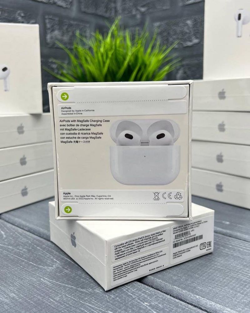 + ПОДАРОК! С ГАРАНТИЕЙ!  AirPods 3 Premium EAC