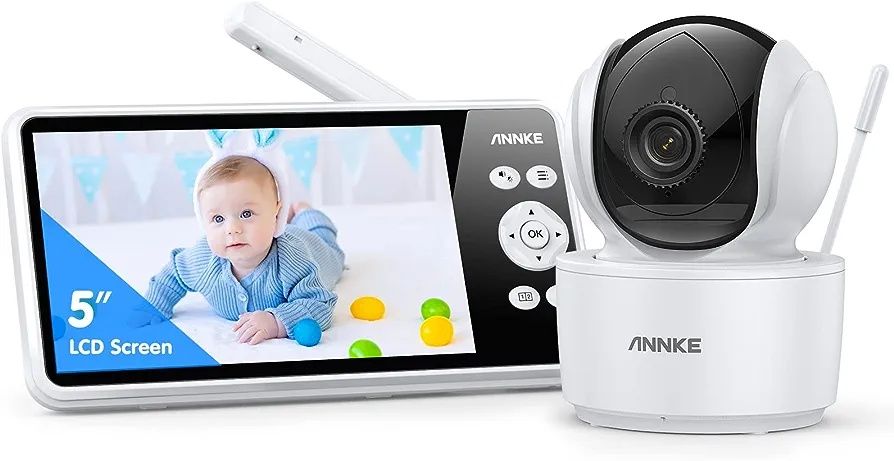 Baby Monitor Wireless. Ecran mare. Rotire 355°. Camera bebelusi