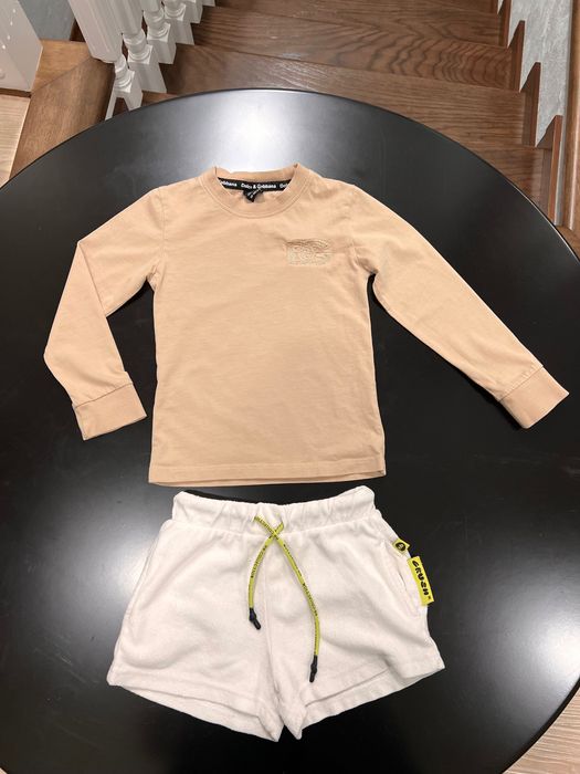 DG лонгслив оригинал 92-98, на 2-3 года Шорты HB