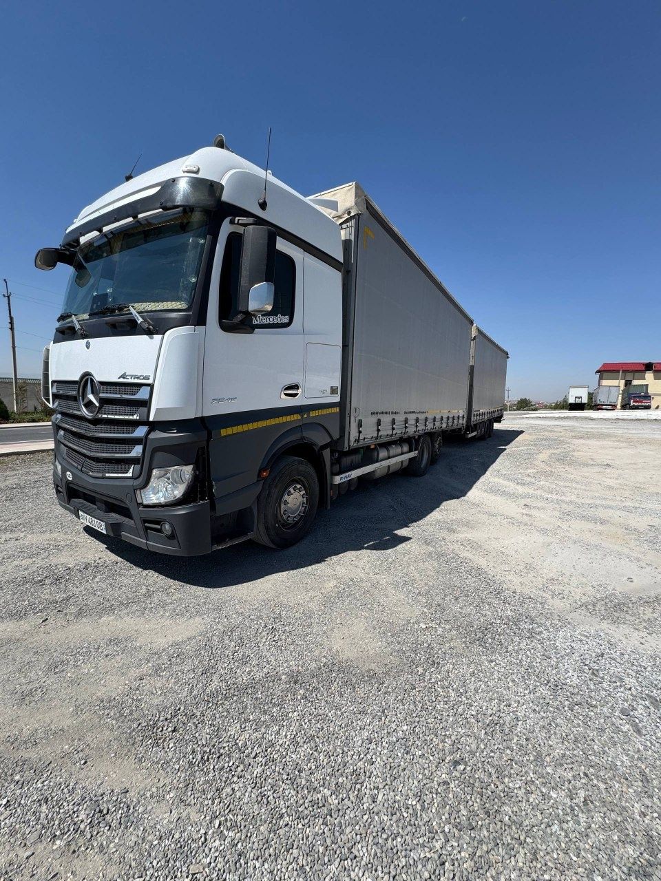 Mercedes Actros паравоз + Panav прицеп Сотилади