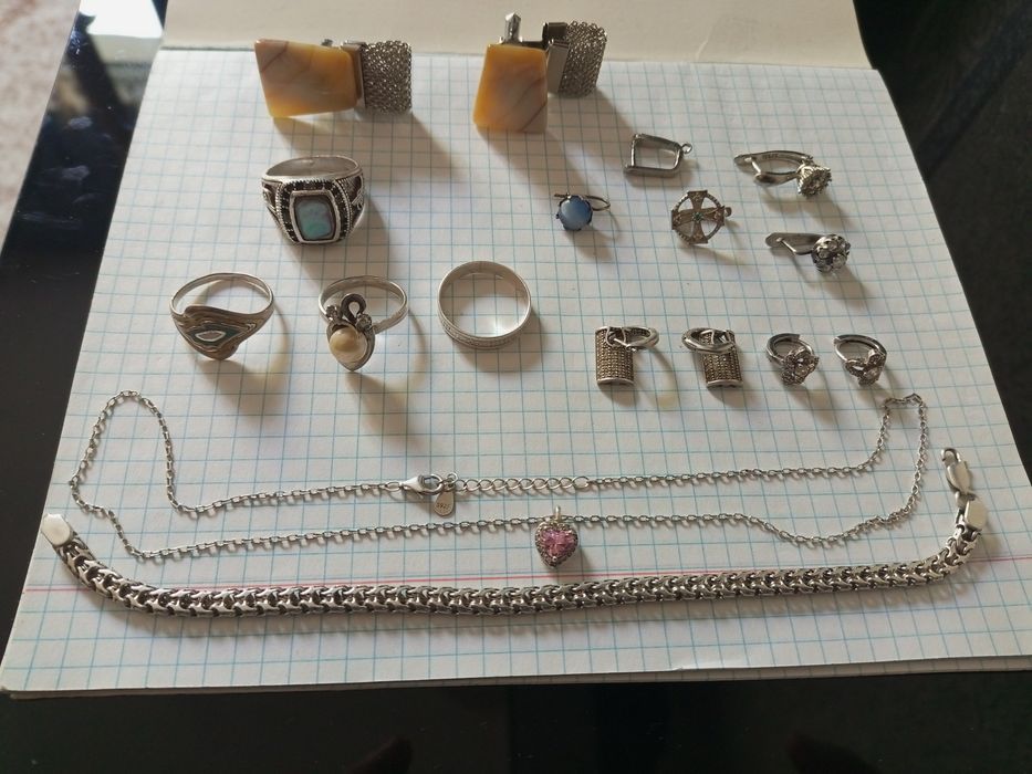 Продам 925 серебро Кольца. Цепочки.