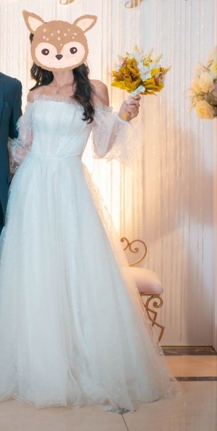 Лёгкое свадебное платье