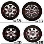 Capace roti TOYOTA  r14  la set de 4 buc ,Capace janata aliaj