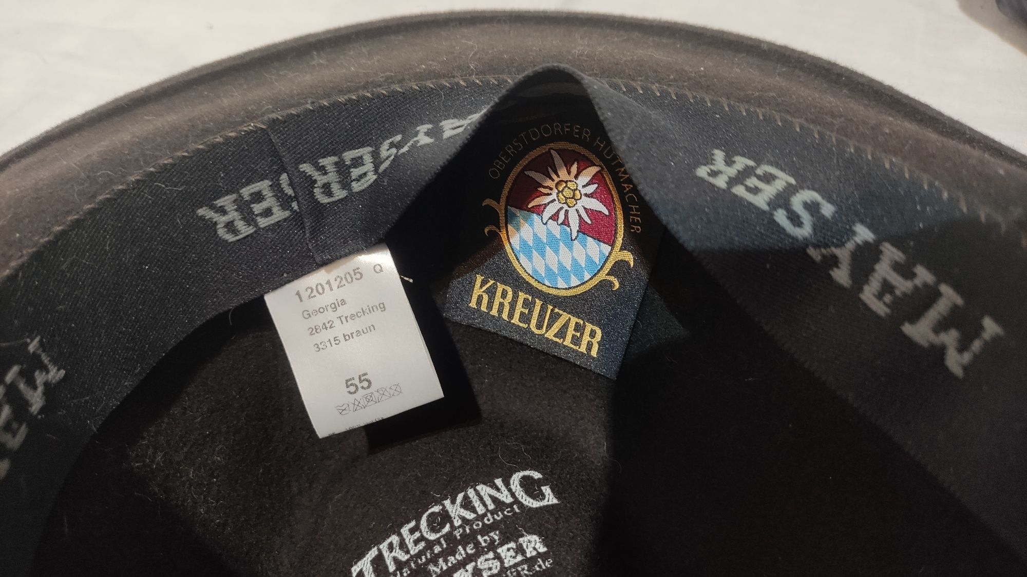 Pălărie Mayser Mathis Trekking fedora wool mărime 55 vânător padurar