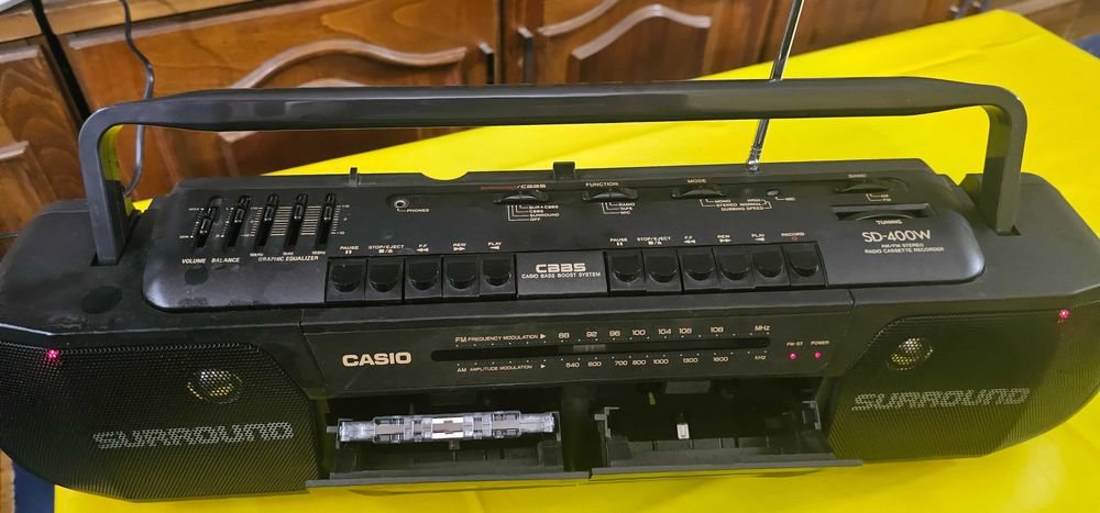 casetofon dublu casette casio