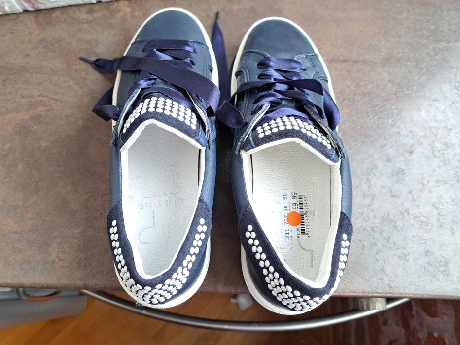 дамски кецове,спортни обувки на платформа,номер38 Нови!кожени