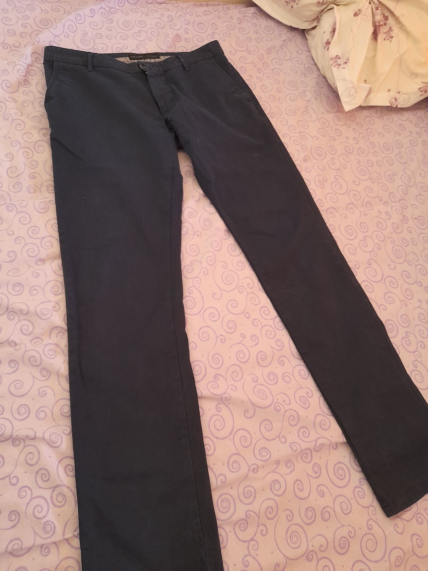 pantaloni blugi barbati marime 32 chino chinos zara slim fit ca noi