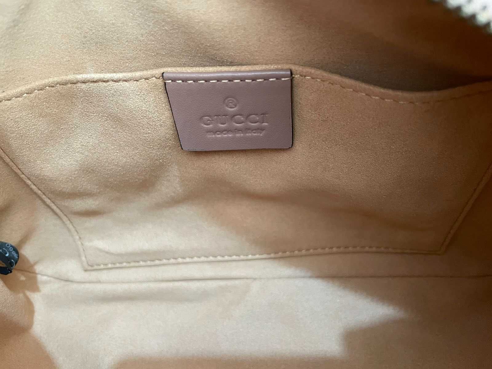 Gucci Dusty Pink Marmont Geantă din piele Gucci Mâner / Lanț original