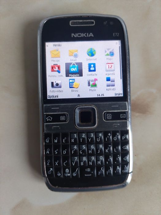 [E72] Vând Nokia E72, în stare bună dar cu probleme la încărcare /poze