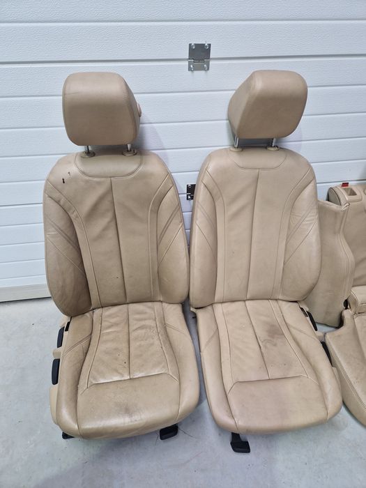 Interior piele crem bmw f31 cu incalzire