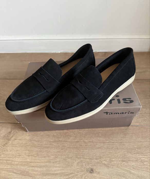 Кожаные лоферы новые Польша