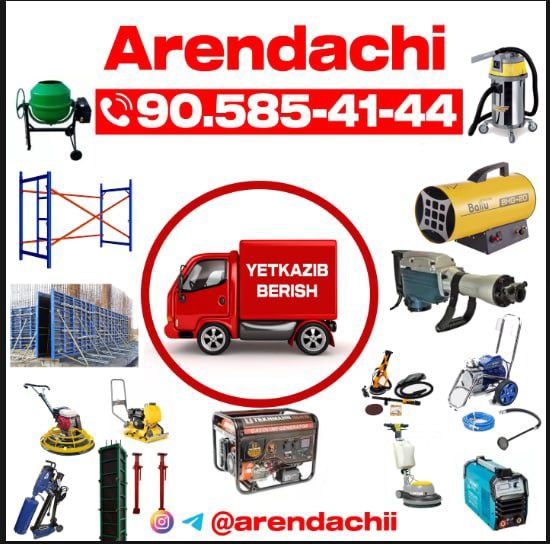 Barcha turdagi instrumentlar arendasi