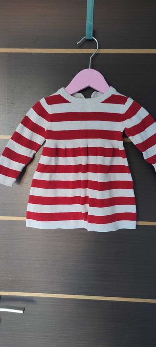 Лот есенни дрехи (рокли,яке) за бебе момиче 74см