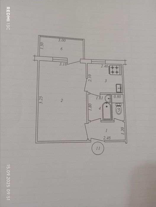 Продаётся 1/4/4 на массиве Ялангач 38500$