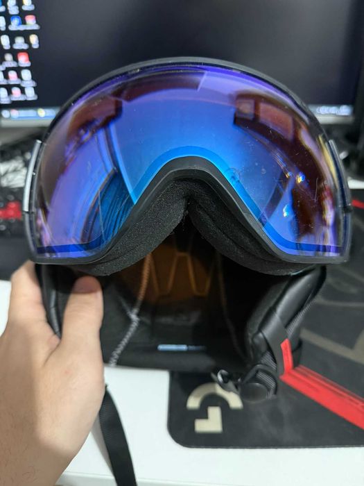 Salomon Driver S ски сноуборд Каска с Очила размер S черен