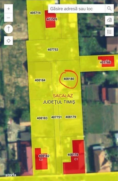 COMISION 0 | Teren intravilan | 505 mp | Zona Sacalaz