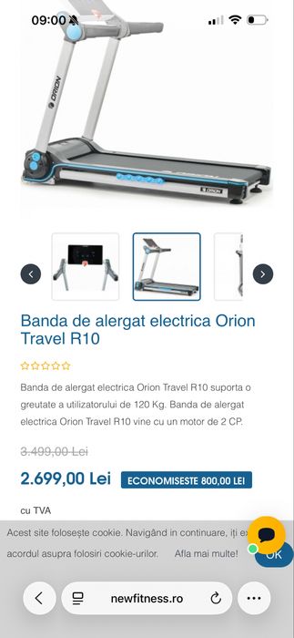 Banda de alergat Orion Travel R10