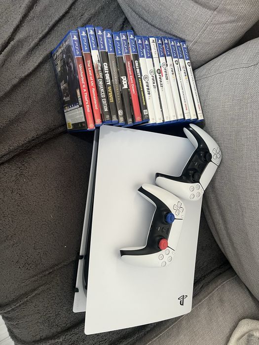 Vand ps5 disk + 16 jocuri