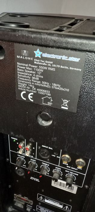 Boxe active 1100wats