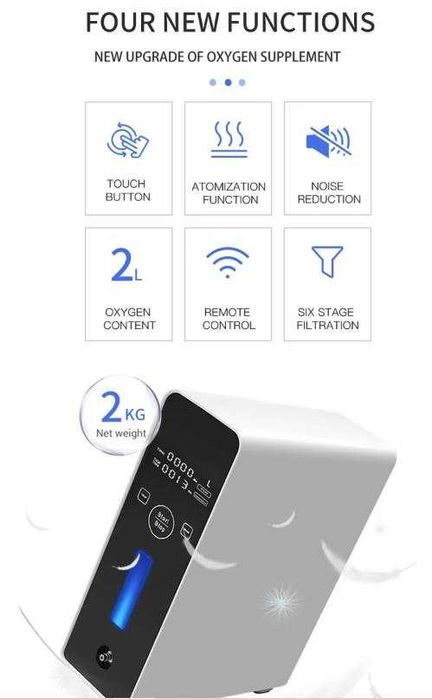 6XФилтър 2LOxygen Кислороден Концентратор Кислород Генератор Инхалатор