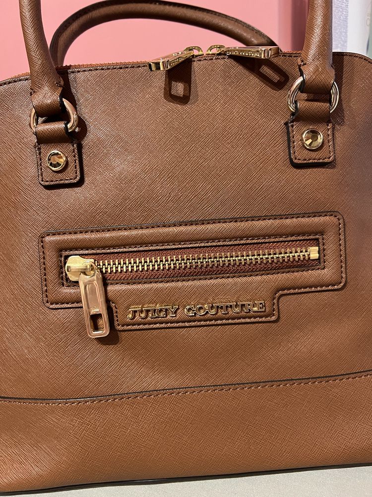 Дамска кафява чанта Juicy Couture