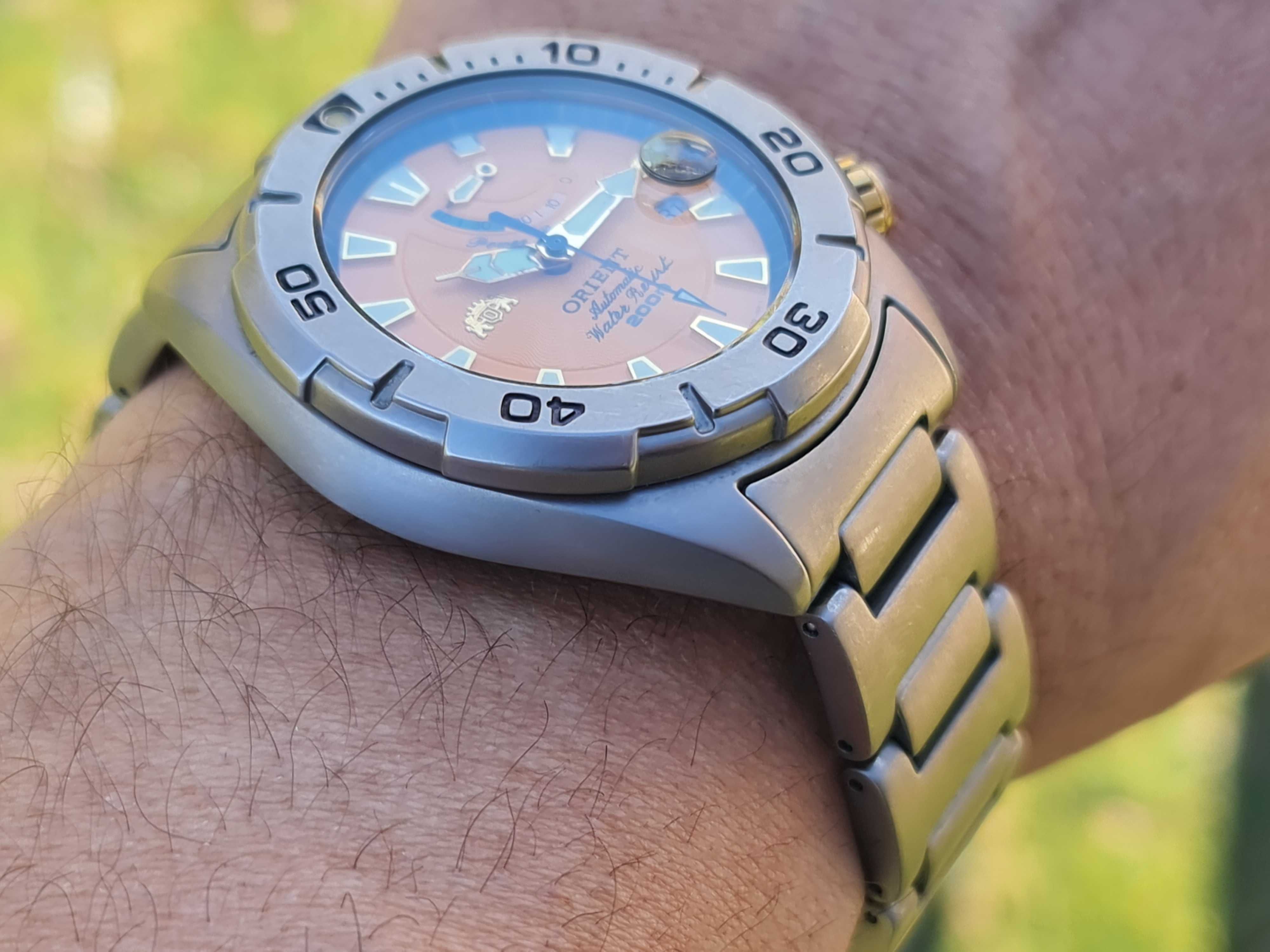 Orient M-force Diver 200m. Automatic Titanium