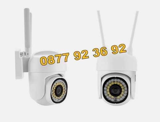 ПРОМО! БЕЗЖИЧНА ВЪРТЯЩА КАМЕРА Wifi IP камера за видеонаблюдение -А13