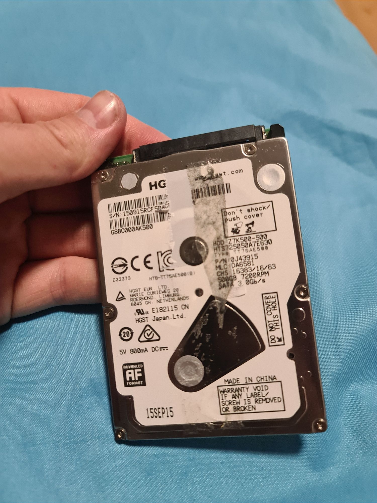 HDD 500gb Slim HGST