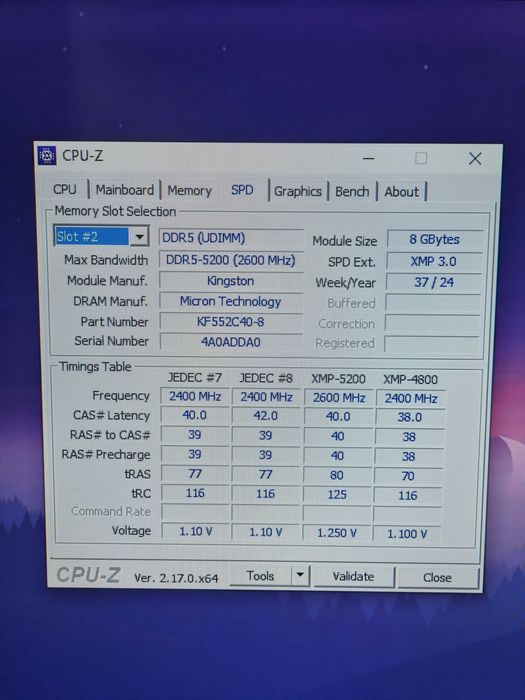 Memorii Ram Kingston FURY Beast 16GB DDR5 5200MHz CL40 Dual ChannelKit