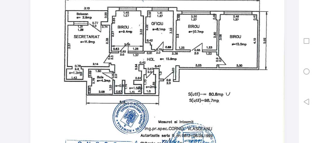 Spatiu birouri de vanzare