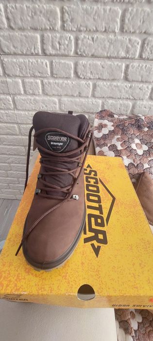 Унисекс боти от естествена кожа чисто нови