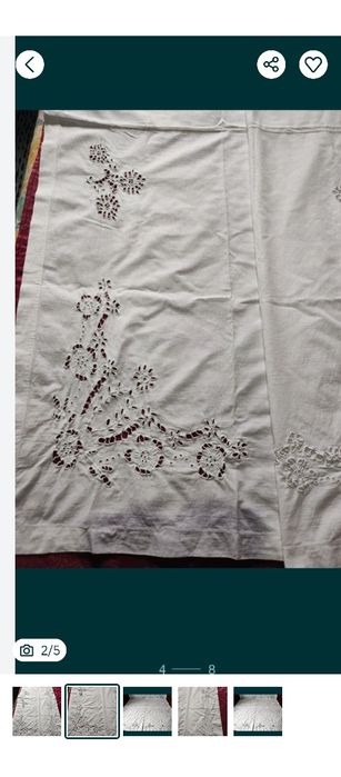 FĂRĂ DE MASĂ țărăneasca, lucrată la mâna cu ciur.Model rar de colecție