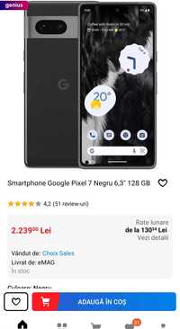 Google Pixel 7 8Gb Ram Liber Negru