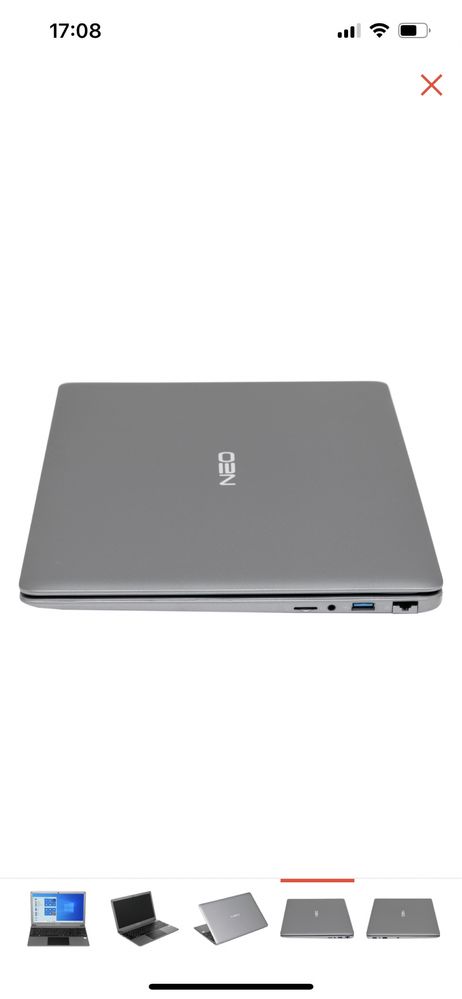 Ноутбук NEO 15U WH15U-15 серый