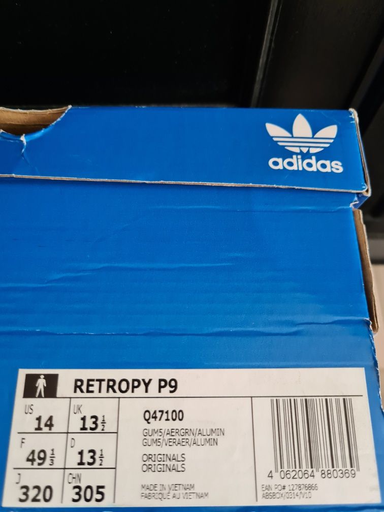 Маратонки Adidas номер 49 1/3 стелка 32см