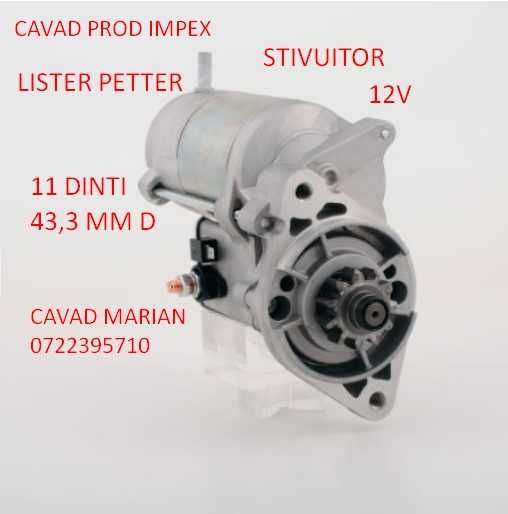 Electromotor pentru motorizari Lister  Petter -stivuitoare