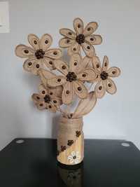 Vas flori decorativ handmade