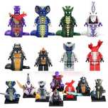 Set 8 Minifigurine tip Lego Ninjago cu Serpentini