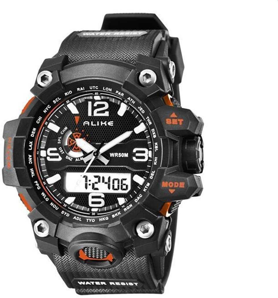 Ceas Sport-Alike AK15116 LED Dual Movt Multi-function Male Sport Watch