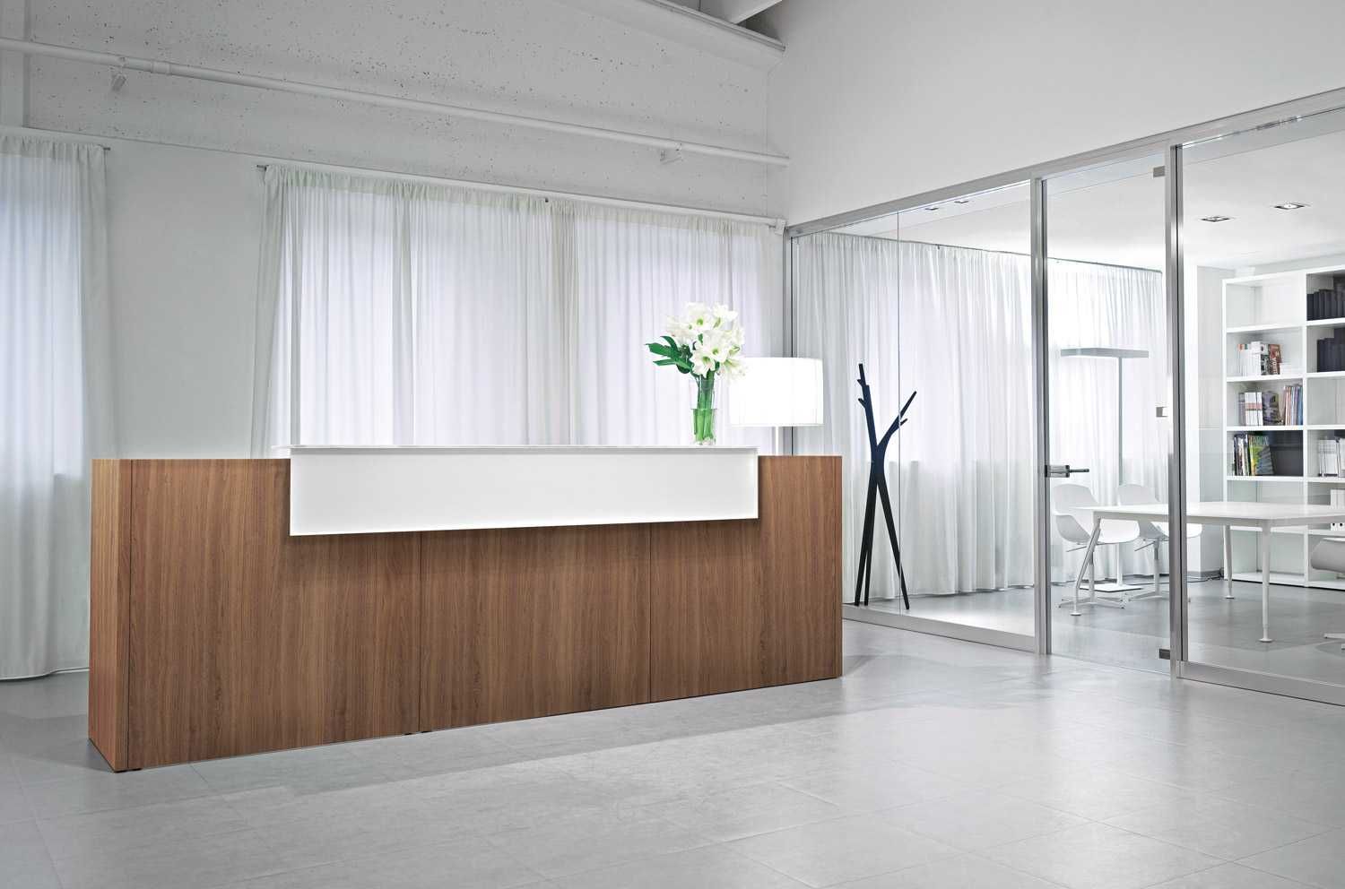 Стойка ресепшен Reception Steel